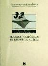 Seller image for Modelos politmicos de respuesta al tem for sale by Agapea Libros