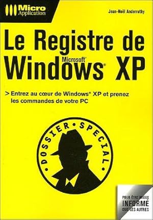 Image du vendeur pour Le Registre de Windows XP mis en vente par crealivres