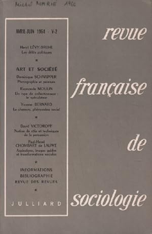 Revue française de sociologie / avril juin 1964
