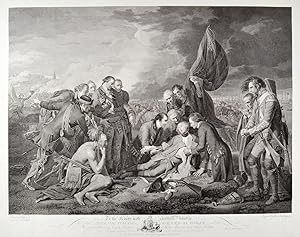 WOLFE, James (1726 - 1759). "The death of General Wolfe". Der Tod des englischen Generals in der ...