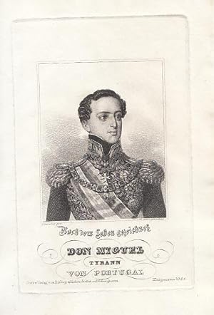 Seller image for Portrt. Brustbild in Uniform, halbrechts. Stahlstich von Stber nach Gonsalva, Blattgre: 22 x 14 cm, um 1850. for sale by Antiquariat Michael Eschmann