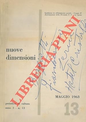 Nuove dimensioni. Periodico di cultura.