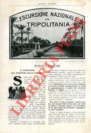 Escursione nazionale in Tripolitania. 29 aprile - 11 maggio 1914.