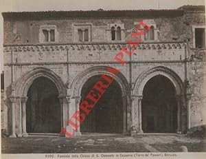 Bild des Verkufers fr Torre d Passeri. Facciata della Chiesa di S. Clemente in Casauria. zum Verkauf von Libreria Piani