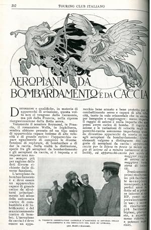 Aeroplani da bombardamento e da caccia.