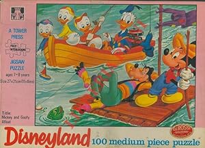 Mickey and Goofy Afloat. Puzzle di cm. 27 x 21