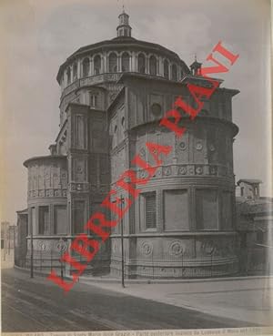 Bild des Verkufers fr Milano. Tempio di S. Maria delle Grazie. Parte posteriore. zum Verkauf von Libreria Piani