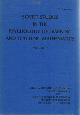 Seller image for Soviet Studies In The Psychology Of Learning And Teaching Mathematics: Volume X for sale by Marlowes Books and Music