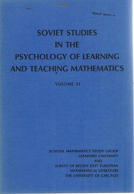 Seller image for Soviet Studies In The Psychology Of Learning And Teaching Mathematics: Volume XI for sale by Marlowes Books and Music