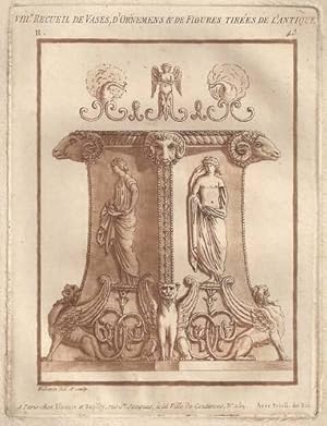 Bild des Verkufers fr VIII.e Recueil de vases, d'ornemens & de figures tires de l'antique. zum Verkauf von Ludwig Rosenthal's Antiquariaat