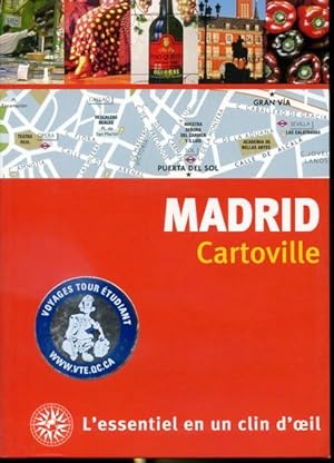 Imagen del vendedor de Madrid - Cartoville - L'essentiel en un clin d'oeil - 5e dition a la venta por Librairie Le Nord