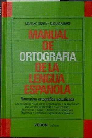 Imagen del vendedor de Manual de ortografa de la lengua espaola a la venta por Almacen de los Libros Olvidados