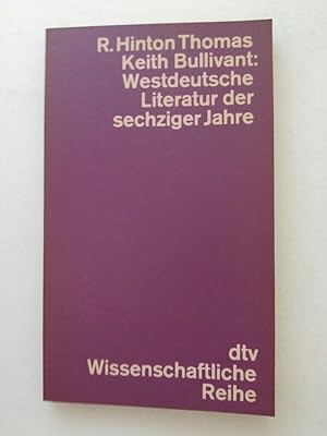 Seller image for Westdeutsche Literatur der sechziger Jahre. for sale by ANTIQUARIAT Franke BRUDDENBOOKS