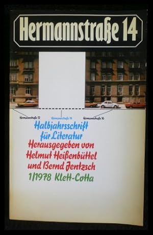 Bild des Verkufers fr Hermannstrae 14 Halbjahresschrift fr Literatur Heft 1 zum Verkauf von ANTIQUARIAT Franke BRUDDENBOOKS