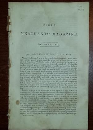 Hunt's Merchants Magazine October, 1840.
