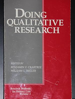 Image du vendeur pour Doing Qualitative Research (Research Methods for Primary Care) mis en vente par Mad Hatter Bookstore