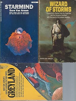 Imagen del vendedor de DAVE VAN ARNAM" FIRST EDITION NOVELS: Starmind / Wizard of Storms / Greyland a la venta por John McCormick