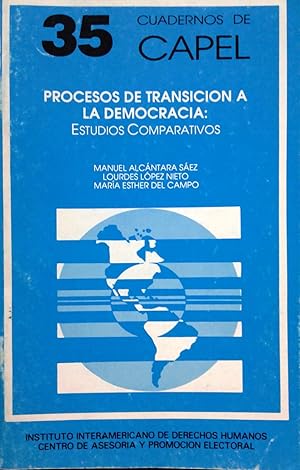 Seller image for Procesos de transicin a la democracia : Estudios comparativos for sale by Librera Monte Sarmiento