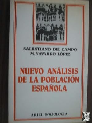 Seller image for NUEVO ANLISIS DE LA POBLACIN ESPAOLA for sale by Librera Maestro Gozalbo