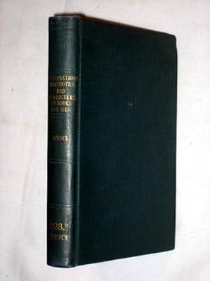 Imagen del vendedor de OBSERVATIONS, ANECDOTES, and CHARACTERS, of Books and Men, by the Rev. Joseph Spence. Arranged with notes by the late Edmund Malone, Esq. a la venta por Tony Hutchinson