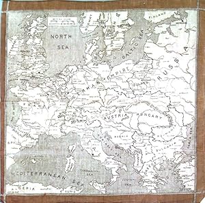 [CENTRAL EUROPE]. Untitled map, of Central and Eastern Europe (excl. Spain), printed in black on ...