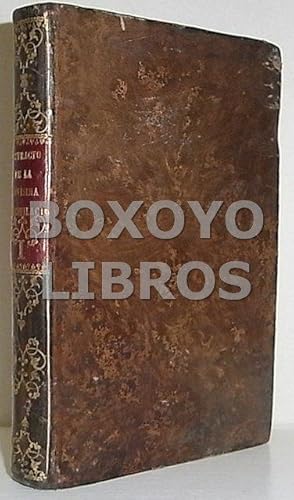 Imagen del vendedor de Estracto de la Novsima Recopilacin, por./ Anotado con las leyes y Reales disposiciones promulgadas desde al ao 1805 hasta el da, por F., E. y B. Tomo Primero: Que comprende los libros 1, 2 y 3 a la venta por Boxoyo Libros S.L.