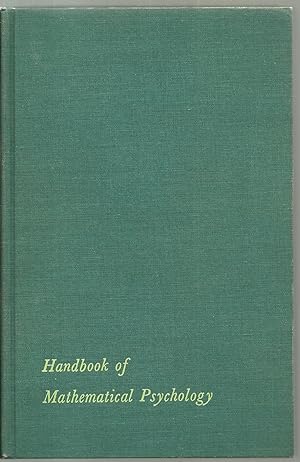 Seller image for Handbook of Mathematical Psychology, Volume III, Chapters 15-21 for sale by Sabra Books