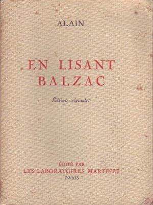 Image du vendeur pour En Lisant Balzac mis en vente par JLG_livres anciens et modernes