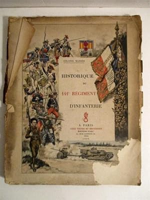 Historique de 141e Regiment D'Infanterie.