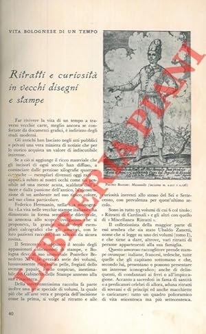 Bild des Verkufers fr Vita bolognese d'un tempo. Ritratti e curiosit in vecchi disegni e stampe. zum Verkauf von Libreria Piani