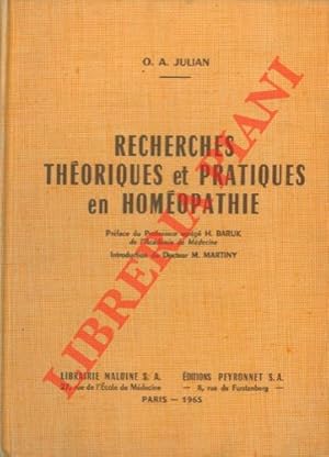 Recherches théoriques et pratiques en homéopathie.