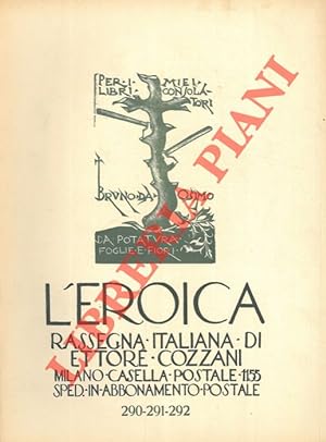 L'Eroica. Rassegna italiana di Ettore Cozzani. N. 290-291-292.