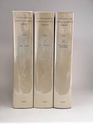A Catalogue of Horace Walpole's Library; With Horace Walpole's Library by Wilmarsh Sheldon Lewis