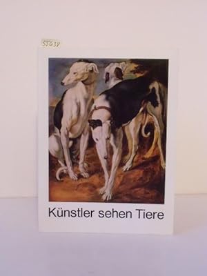 Bild des Verkufers fr Knstler sehen Tiere. Tierdarstellungen aus eigenem Besitz. Katalog zur Ausstellung im Herzog Anton Ulrich-Museum Braunschweig vom 10. November 1976 bis 27. Februar 1977. zum Verkauf von Kunstantiquariat Rolf Brehmer