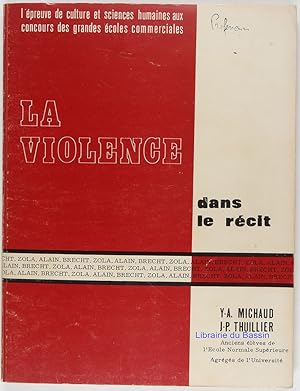 Seller image for La violence dans le rcit, Tome I for sale by Librairie du Bassin