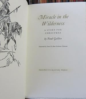 Bild des Verkufers fr Miracle in The Wilderness - A Story for Christmas zum Verkauf von Anah Dunsheath RareBooks ABA ANZAAB ILAB