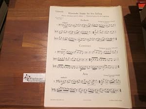 Immagine del venditore per Klassische St�cke f�r den Anfang Violoncello venduto da Wimbauer Buchversand