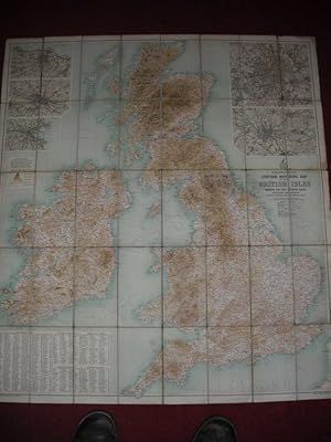 Bartholomew's Contour Motoring Map of the British Isles (+ Ireland)