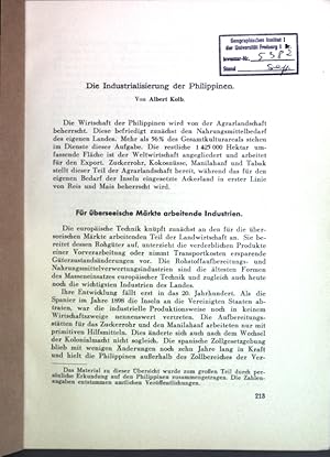 Seller image for Die Industrialisierung der Philippinen; for sale by books4less (Versandantiquariat Petra Gros GmbH & Co. KG)