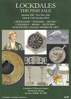 Lockdales the Fine Sale. Auction: 108 16th & 17th October 2013