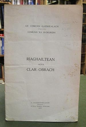 Riaghailtean agus Clar-Obrach