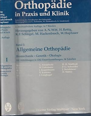 Bild des Verkufers fr Allgemeine Orthopdie Band I: Biomechanik, Genetik - kologie (= Orthopdie in Praxis und Klinik, 2. neub.A. in 7 Bnden ). zum Verkauf von Antiquariat Carl Wegner