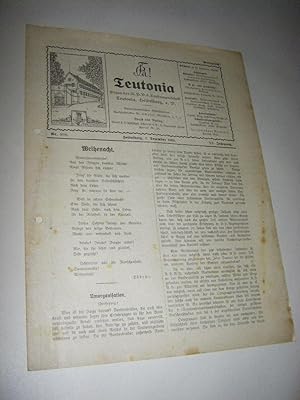 Teutonia. Organ des Altherrenverbandes der Landsmannschaft Teutonia e. V. Heidelberg. Nr. 9/10, 7...