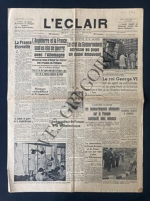 L'ECLAIR-N°22564-LUNDI 4 SEPTEMBRE 1939