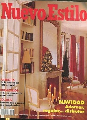 NUEVO ESTILO Nº 225 DICIEMBRE 1996. NAVIDAD. ADORNAR, REGALAR. DISFRUTAR.