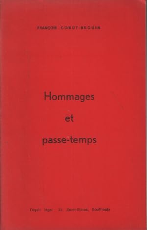 Seller image for Hommages et passe temps for sale by librairie philippe arnaiz