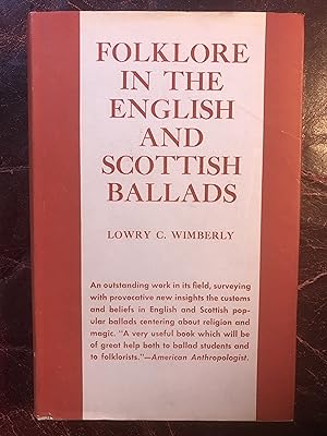 Folklore In The English And Scottish Ballads