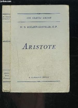 Seller image for ARISTOTE for sale by Le-Livre