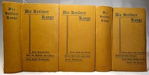 Die Berliner Range. Zehn Bände in drei. Band 1: Neue Bekenntnisse; Band 2: Über die Berliner Dien...