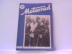 Bild des Verkufers fr Motorrad. Heft 19. / 24. Juni 1949. zum Verkauf von Antiquariat Ehbrecht - Preis inkl. MwSt.